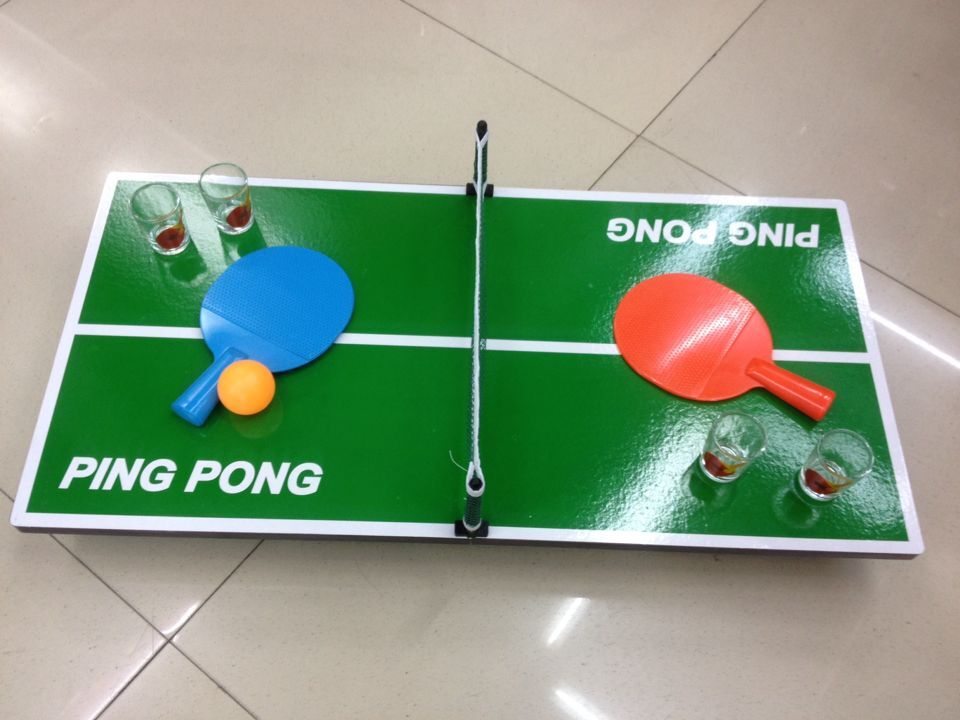 迷你乒乓球游戏桌球台互动桌上乒乓球台便携式乒乓球台图