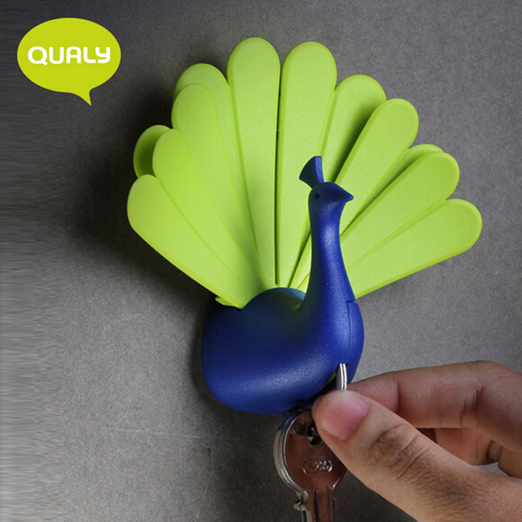 Peacock key hanger/storage rack/Animal key hanger/metal key chain