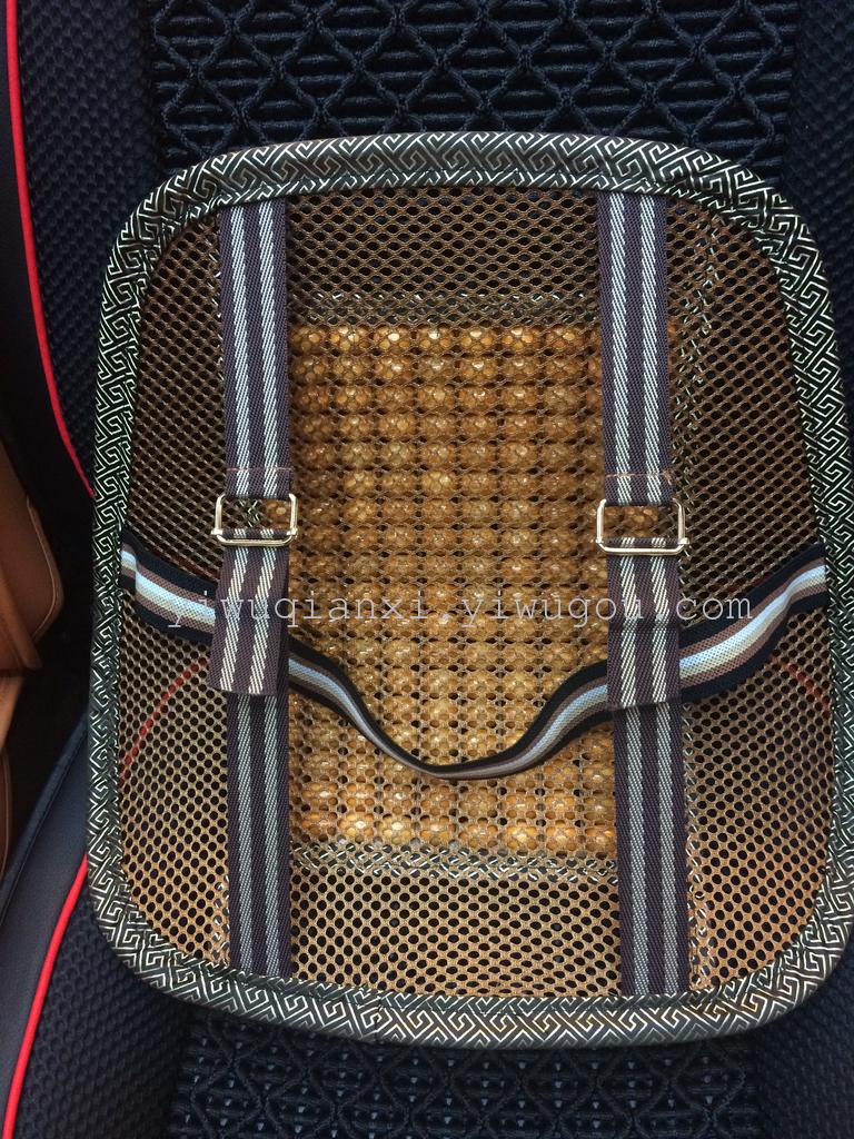 Summer car backrest cushion, office massage and health care, cool and breathable wood bead interior products backrest cushion Application Scenario