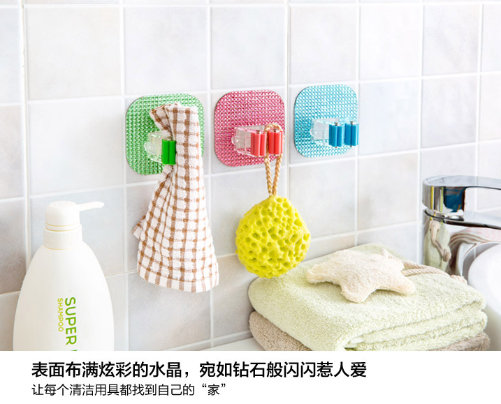 水晶拖把夹 无痕拖把夹 拖把夹 钻石拖把夹产品图