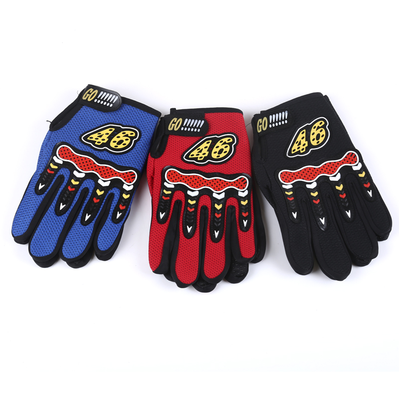 韩版运动46全指户外男士手套批发