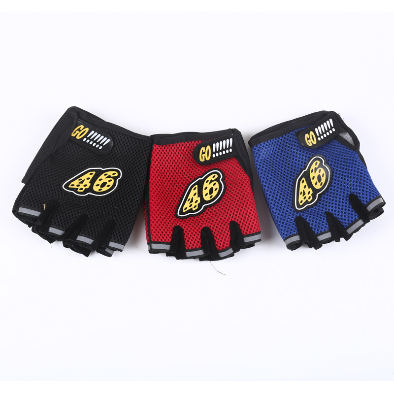 Fitness sports mountaineering and cycling driving non-slip 46 half fingers outdoor men's gloves wholesale thumbnail