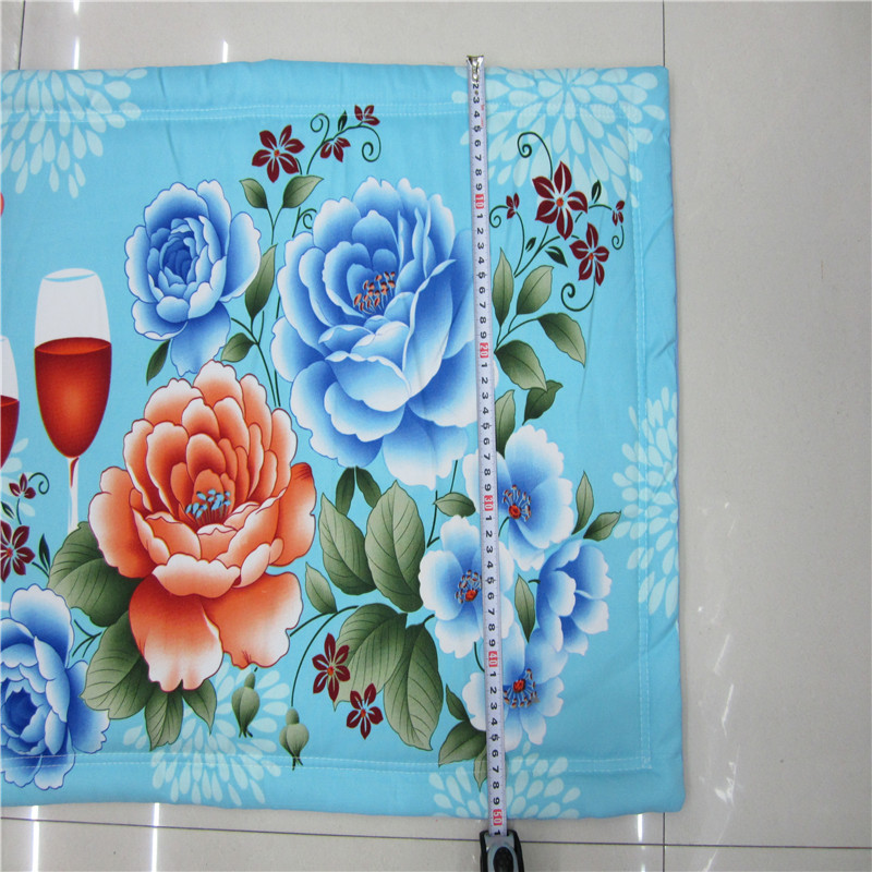 Foreign trade large-sized flowered velvet pillowcases, cotton pillowcases with zippers from the market, night market and street stalls Specification image