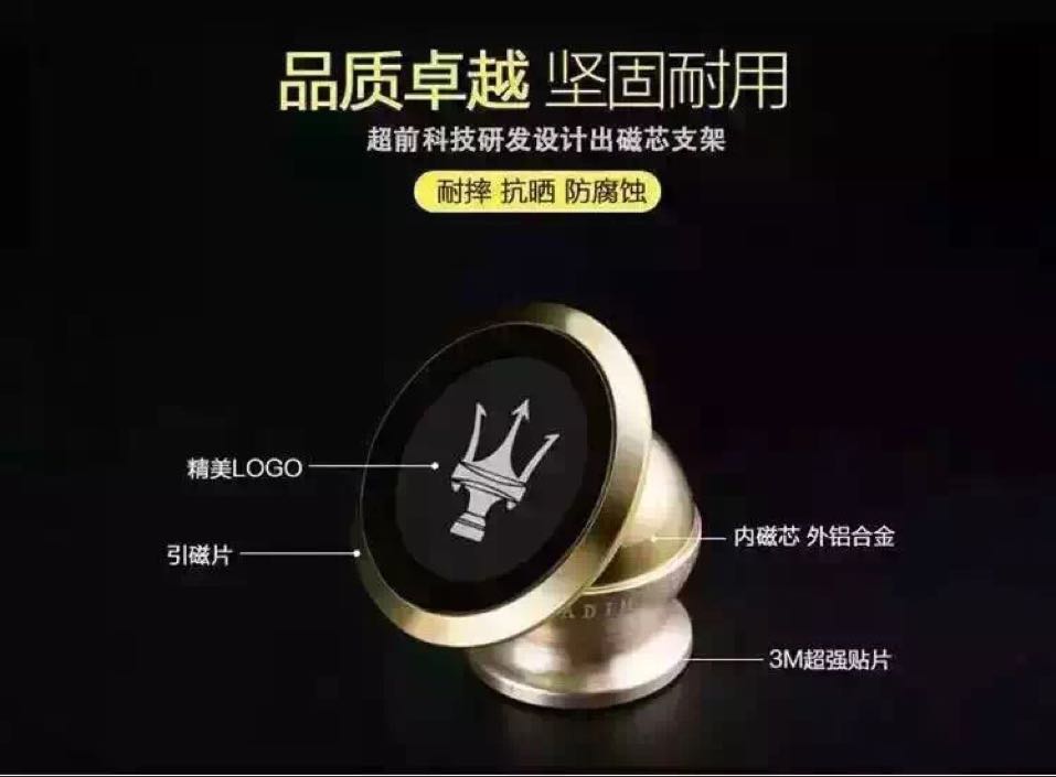 汽车磁铁手机架车标款 超火爆高档质量产品图