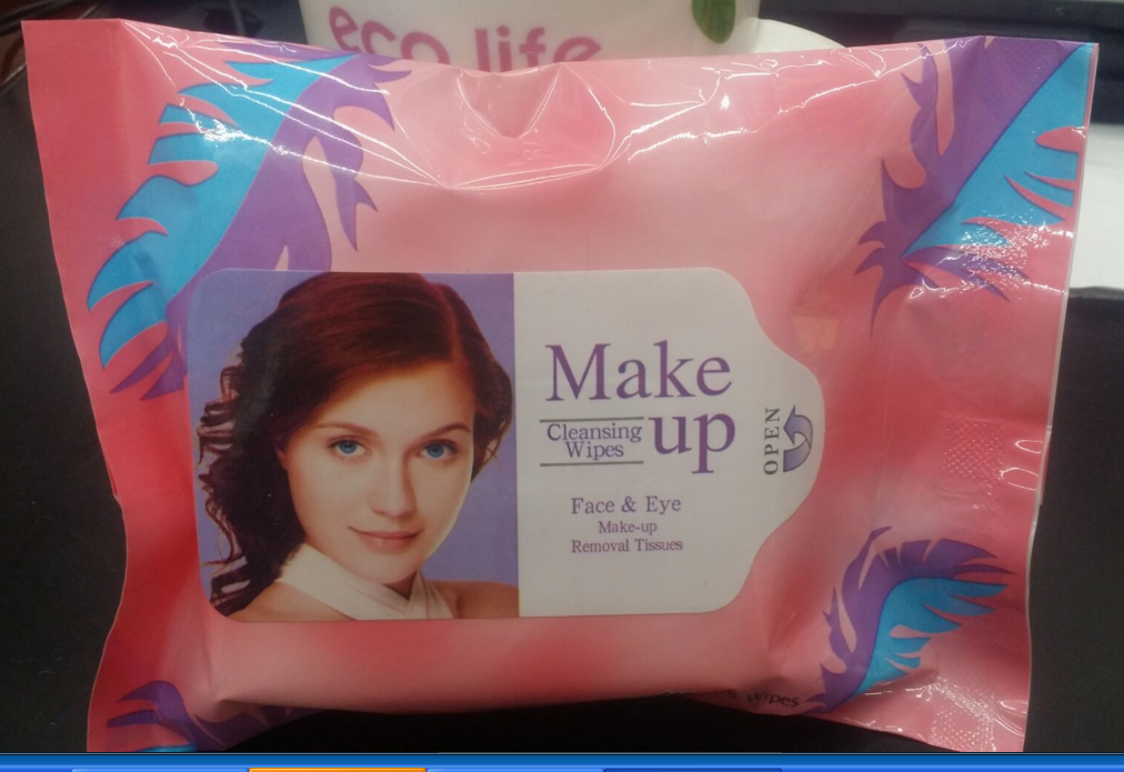 Export of 25 pieces of feathered beauty wet wipes and hot air cloths