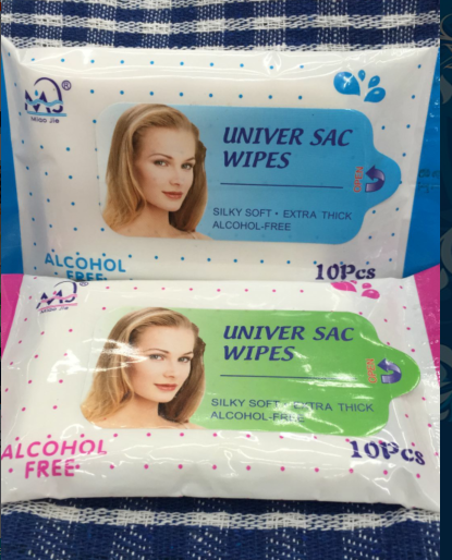 Wholesale of 10-piece beauty wet wipes, pull-out wet wipes and spunlace cloth for export details Picture