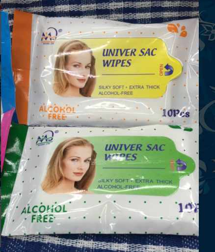 Wholesale of 10-piece beauty wet wipes, pull-out wet wipes and spunlace cloth for export