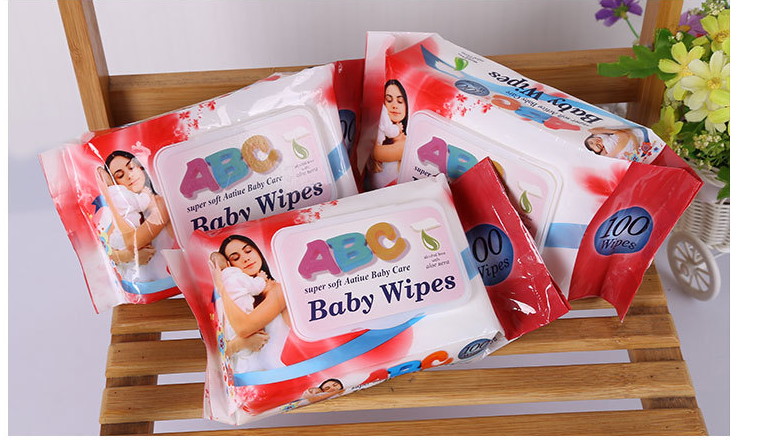 ABC baby baby wipes 100 sheets with cover thumbnail