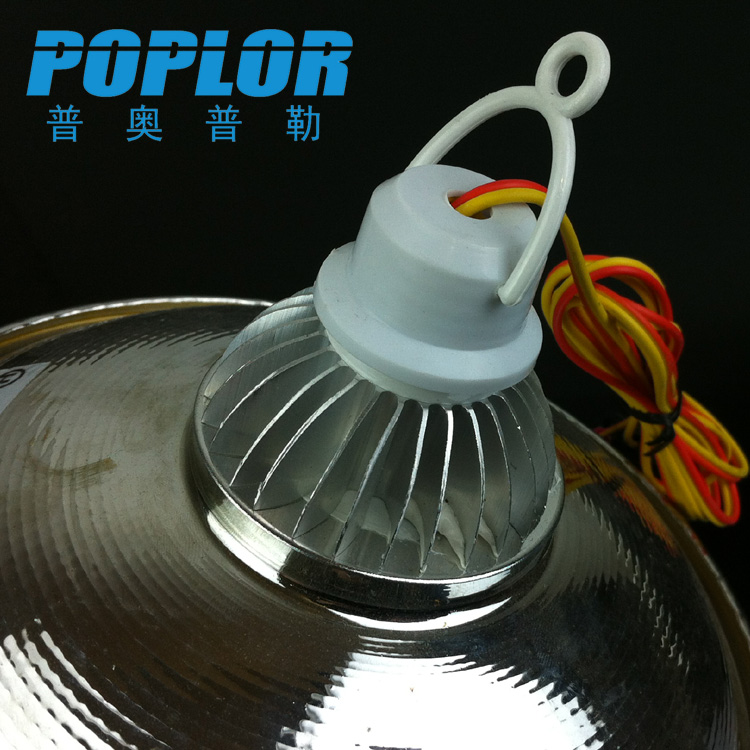 LED night market battery lamp 5W bulb lamp Low voltage 12V with cable clamp with lamp shade aluminum bulb Application Scenario