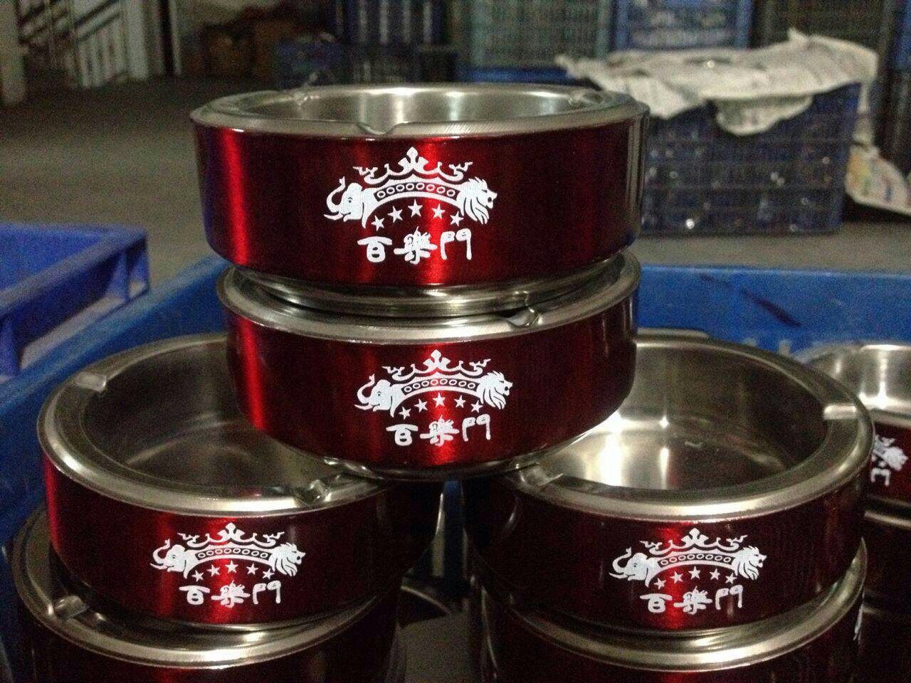 不锈钢双层烟灰缸，不锈钢烟灰缸，烟灰缸