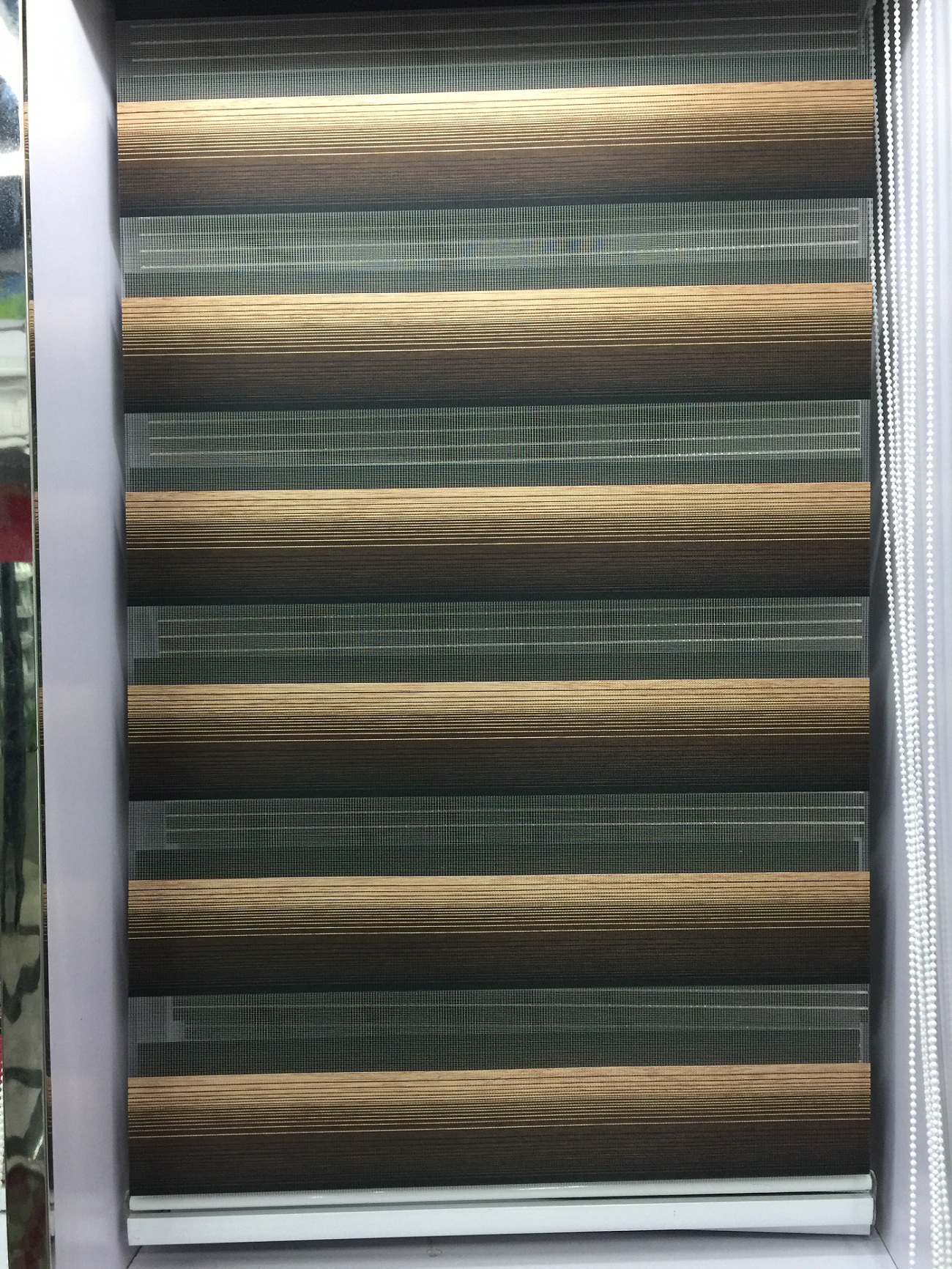 渐变柔纱帘HJ-23百叶窗图