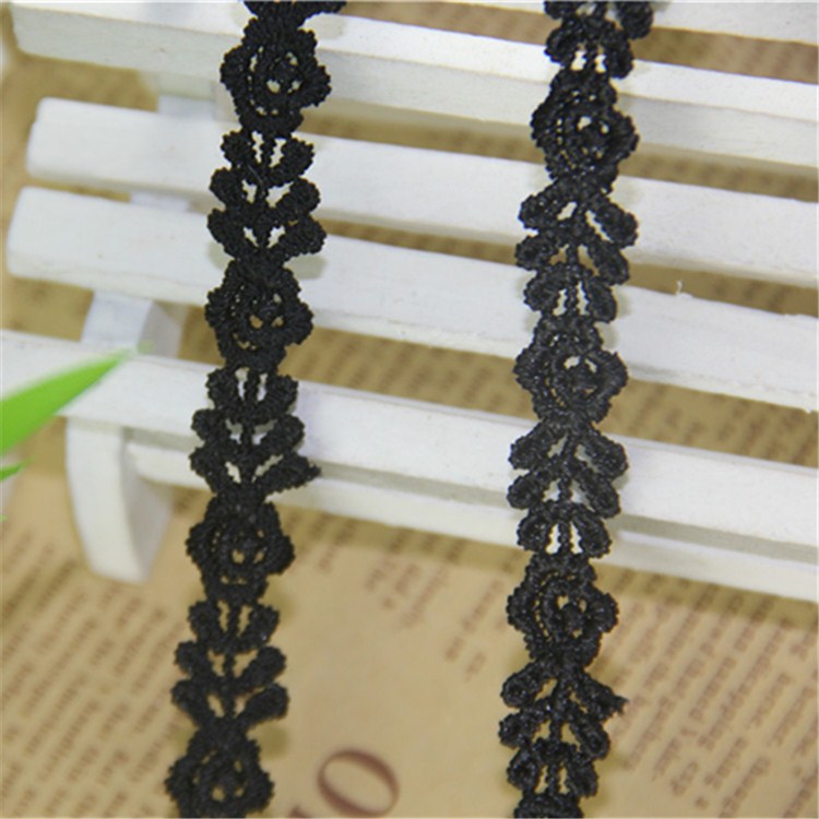 Korean Bracelet Lace Width 1.3Cm Black Series Hollow Flowers Hot Diy Accessories 1 Application Scenario