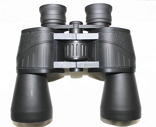 AK-3 Okerta 20X50 binoculars Black large eyepiece with flat cover stripes