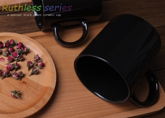 Black mugs, European coffee cups, ceramic cups, tea cups, creative water cups for the office Application Scenario
