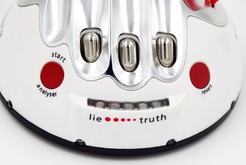 A lie detector, a toy, a video game, a venting toy, a party toy details Picture