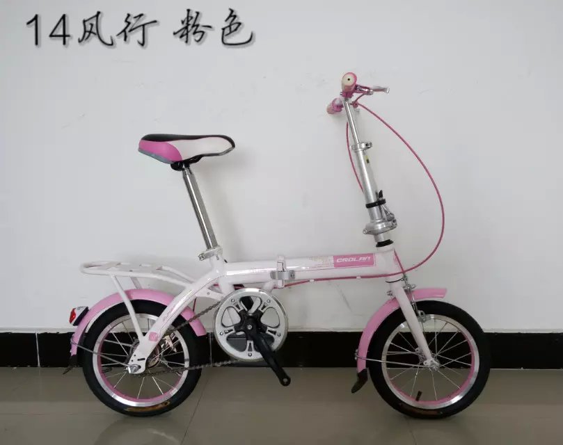 折叠自行车实物图