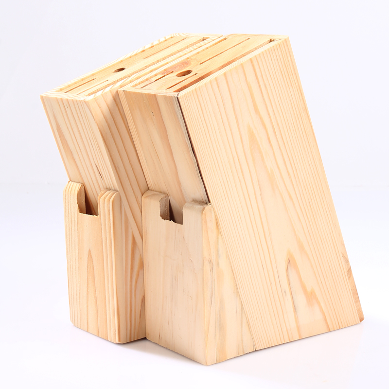 厂家直销 高品质木质刀架 创意防滑设计刀座厨房刀具置物架