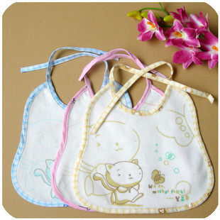Lu Ice baby bib Baby bib Baby drool towel bib cartoon print