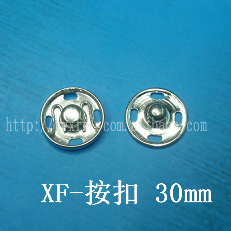 Manufacturers Direct Metal Button Invisible Buckle Snap Button 30Mm Button Clothing Accessories