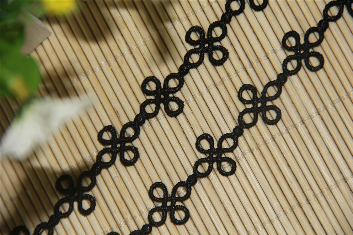 Puro American Bracelet Lace Width 1.5 Black Series Hollow Small Collarbone Selling Diy Accessories 11 Specification drawing