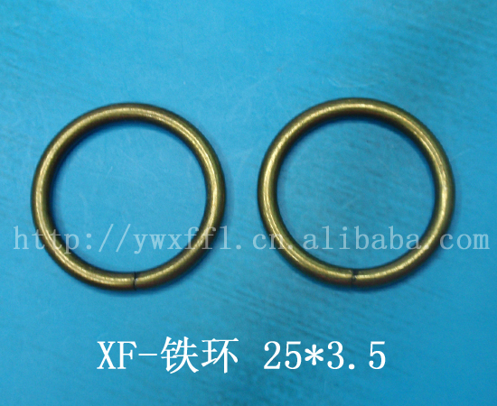 Factory Direct Iron Coil Metal Ring Welding Iron Circle Bag Accessories Clothing Accessories Specification drawing