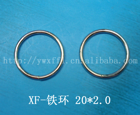 Factory Direct Iron Coil Metal Ring Welding Iron Circle Bag Accessories Clothing Accessories details Picture