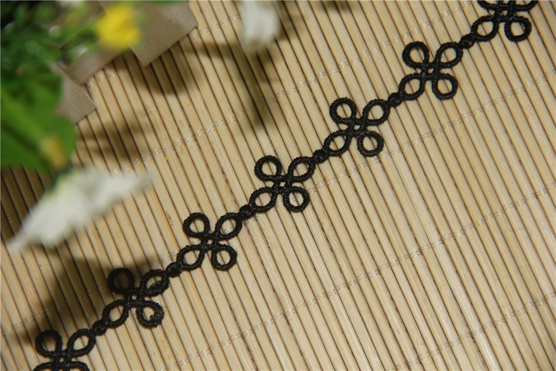 Puro American Bracelet Lace Width 1.5 Black Series Hollow Small Collarbone Selling Diy Accessories 11