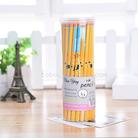 向博文具 厂家直销批发 筒装48支铅笔可爱图案铅笔 环保木质儿童写字铅笔文具批发