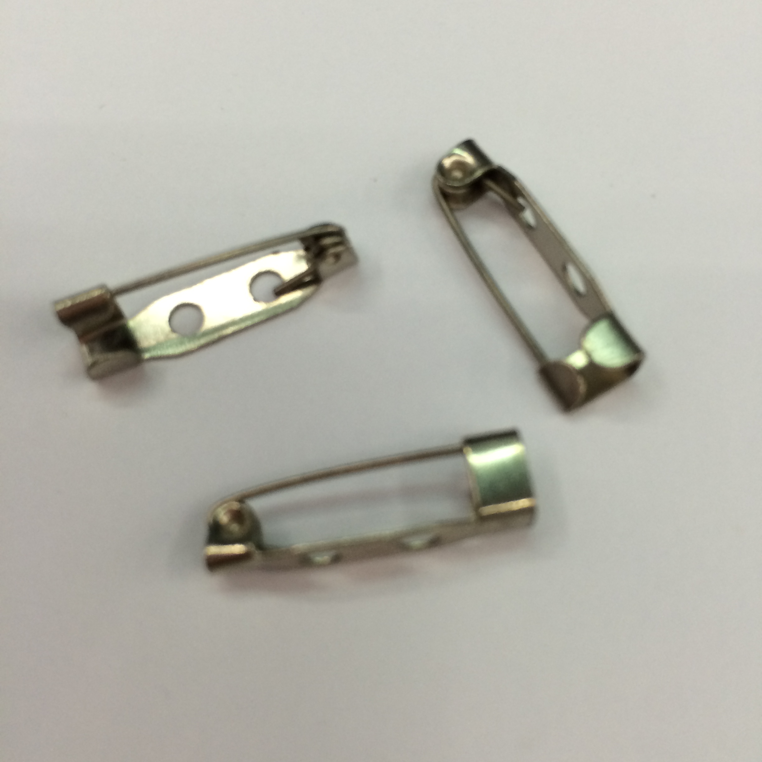 Manufacturer's Direct Stamp Brooch Double Hole Simple Pin Insurance Pin Specification drawing