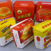 专业生产订做食品包装盒纸盒快餐盒鸡腿汉堡盒鸡块盒