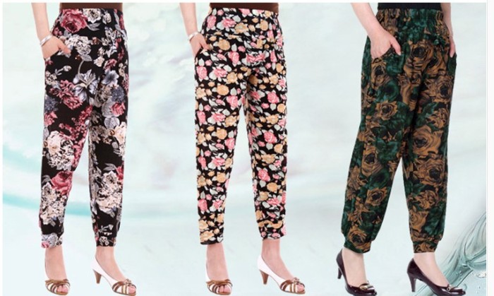 大码打底裤实物图