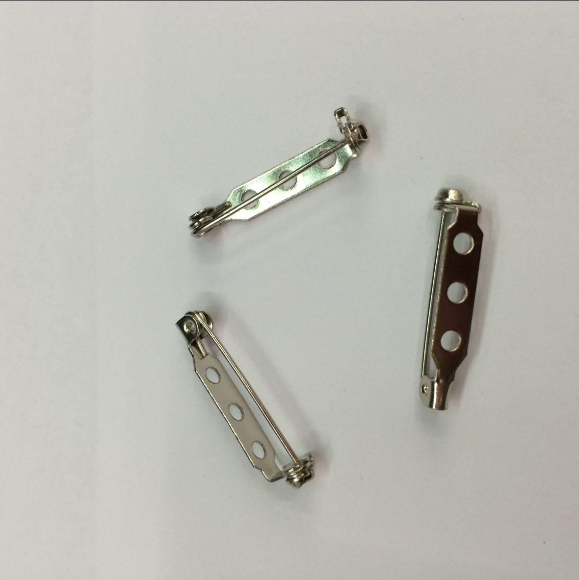 Manufacturer's Direct Stamp Brooch Double Hole Simple Pin Insurance Pin