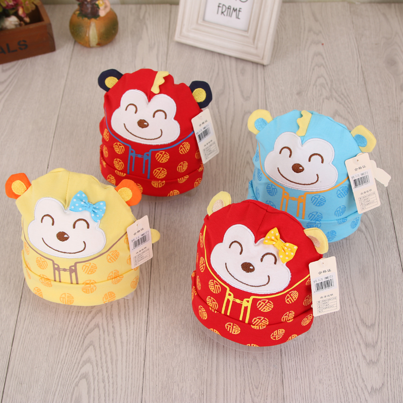 Universal card monkey jumper cap for men and women Spring and Autumn style baby cap