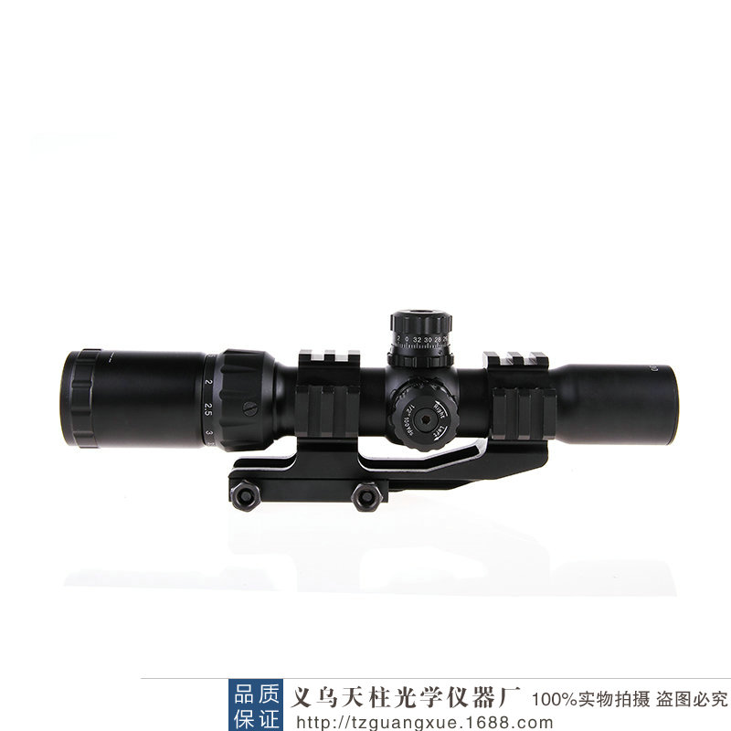 High Definition High Seismic Telescope 1.5-4X30 Sight Viewer Black details Picture