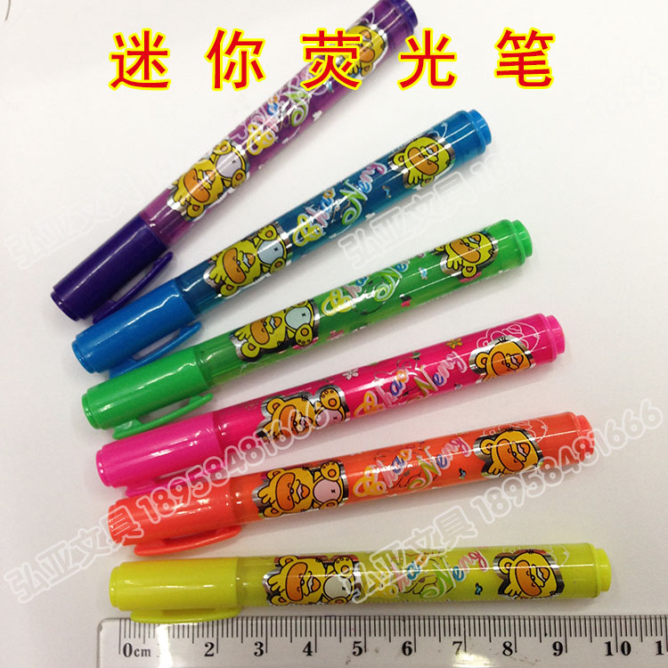 mini Mini color highlighter Fruit gift pen