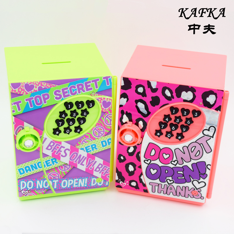 ATM electronic piggy bank Password piggy bank mini safe emulates ATM money jar