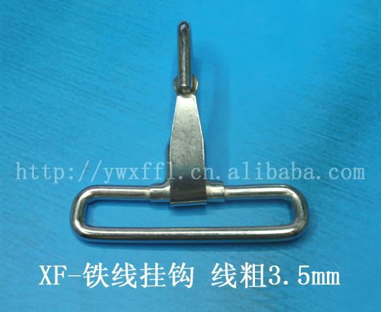 Manganese Plate Hook Buckle Strap Hook Slingshot Hook Bag Accessories Specification drawing