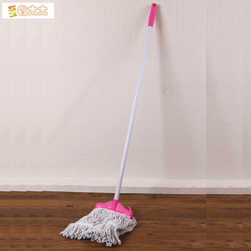 高水拖棉纱拖把棉线清洁墩布拖把普通拖把条状传统拖把