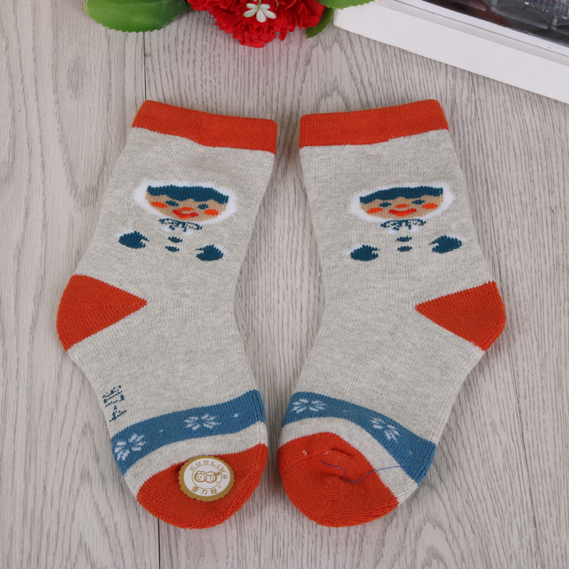 Cherrybaby wool ring thickened baby socks Baby socks 100% cotton cute baby socks