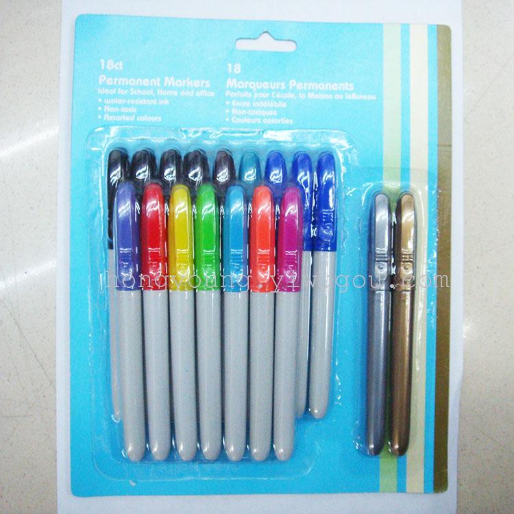 Highlighter Metal pen set color pen