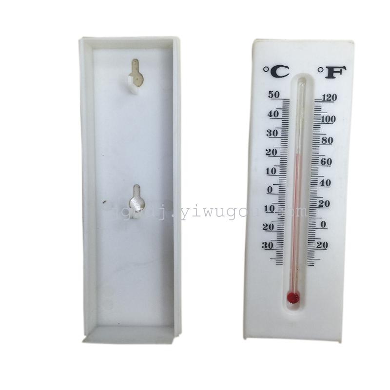 Plastic wall-mounted thermometer, indoor and outdoor red water temperature gauge, quick-reading cold and heat meter Application Scenario