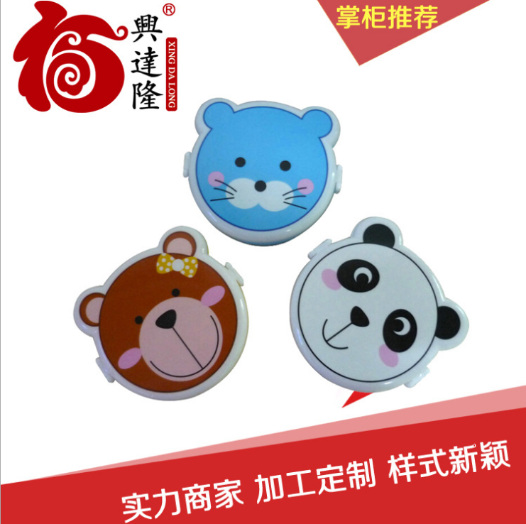 厂家批发 可爱卡通熊仔饭盒 创意礼品饭盒 小熊猫饭