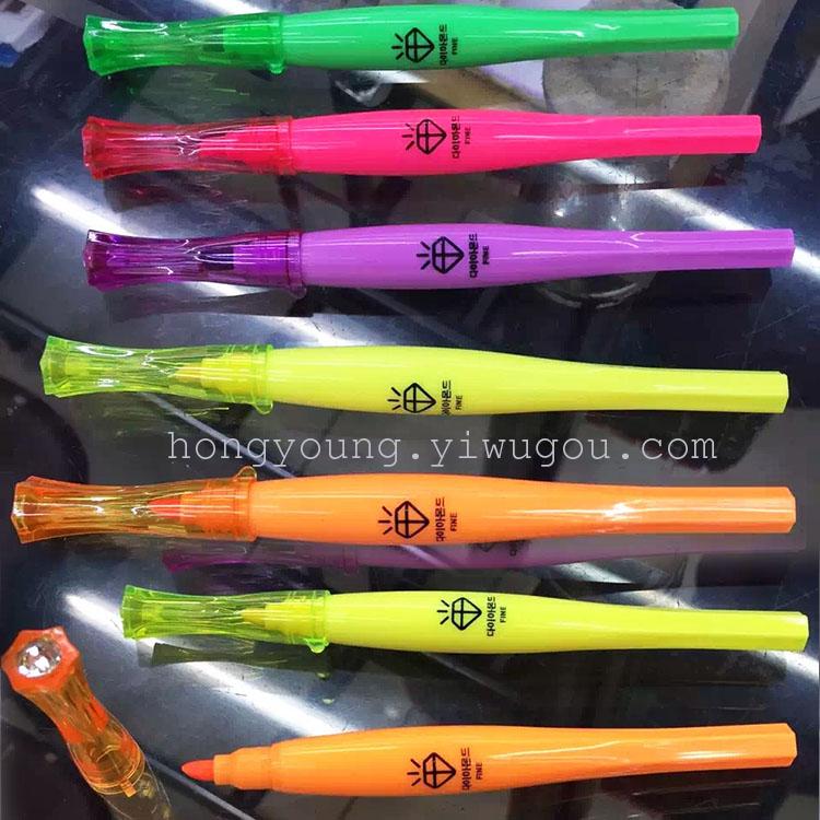 Diamond highlighter Gift Highlighter with diamond highlighter in PVC hardbox