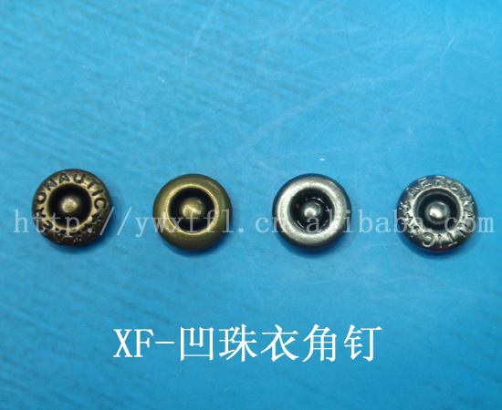 High-grade cut - cut hollow belt drill denim corner nail button clothing accessories