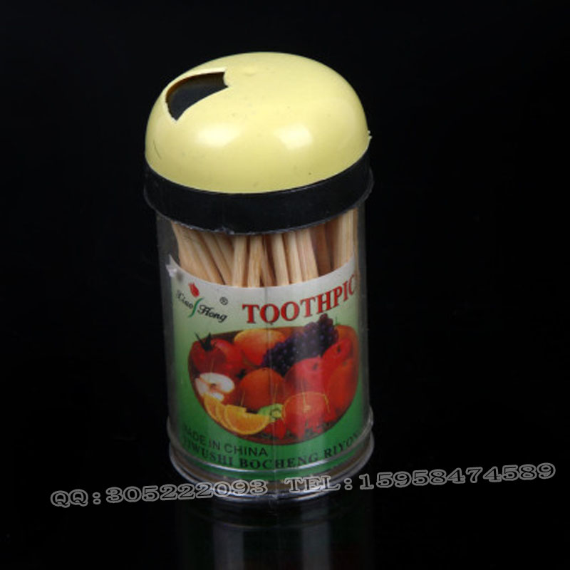 Bamboo Toothpick Wholesale Multi-Purpose Bottle Mixed Color Count Can Be Customized Specification drawing