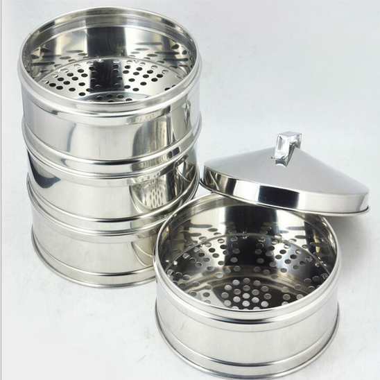 Hotel supplies: High perforated steamer, small steamer drawer, stainless steel steamer