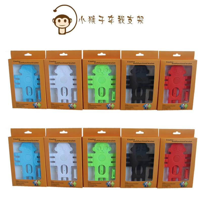 Cartoon monkey car stand Outlet stand 360 rotating mobile phone stand
