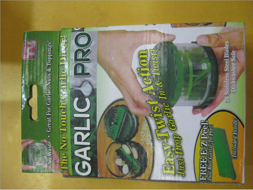 Supply TV products garlic grinder, garlic cutter, garlic peeling machine. Ginger and garlic blender