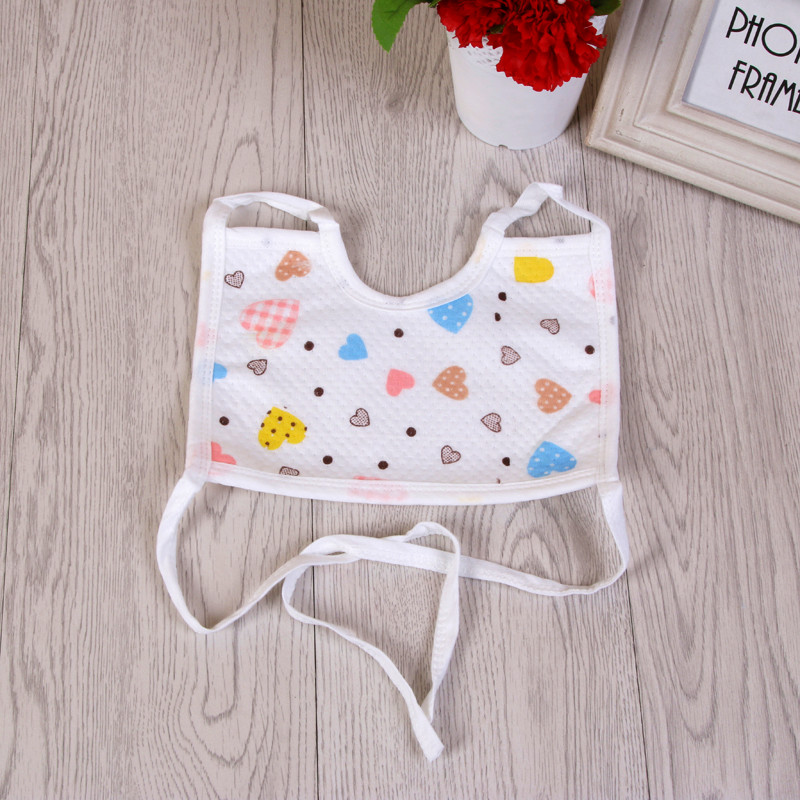 Square Pure Cotton Mask Type Fixed Bib Saliva wipes [Exclusive for Foreign Trade Application Scenario