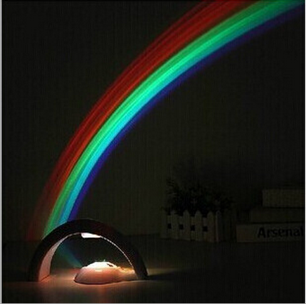 The second generation of creative romantic gift with colorful rainbow projection lamp